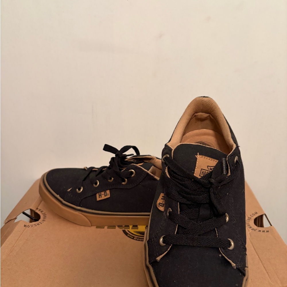Black and Tan Sneakers